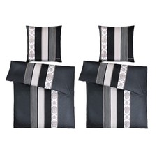 4 tlg JOOP! Satin Bettwäsche Ornament Stripe...