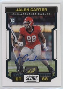 2023 Score Rookies Signatures Jalen Carter #369 Rookie Auto RC