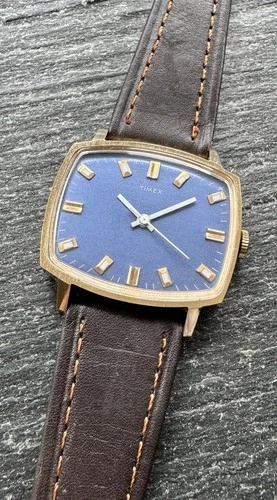 WELL PRESERVED VINTAGE TIMEX MERCURY TANK REF:1616/12471 MEN WRISTWATCH C:1971’s