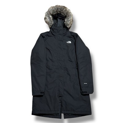 Womens The North Face Zaneck Parka Jacket Small Black DryVent