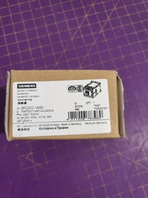 Siemens Sirius Schütz 3RT2017-1AP01 Contactor 230V 5,5kW 12A 1NO NEU     _0.23_5