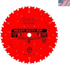 Precision 14” 30 Tooth Heavy-Duty Ripping Saw Blade with Anti-Vibration Design
