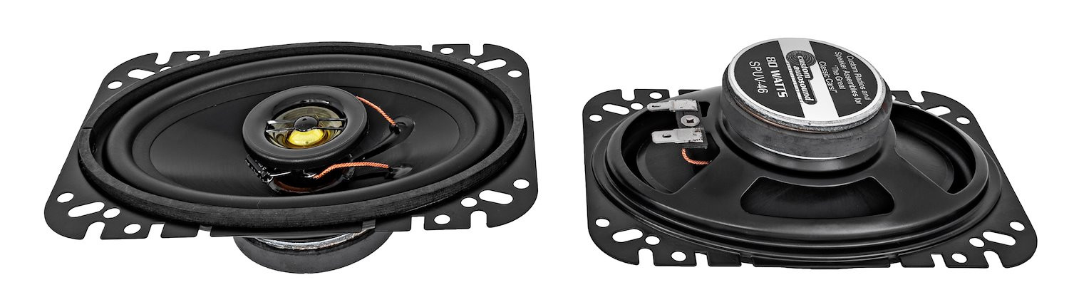 JEGS Dash Speakers for 1968-1982 Chevrolet Corvette [Size: 4 in. x 6 in.]