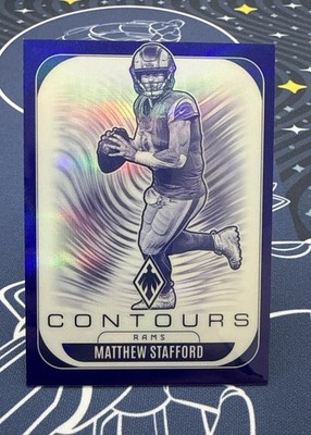 2025 Panini Phoenix - Matthew Stafford Contours #19 Rams - Blue - 162/199 SP