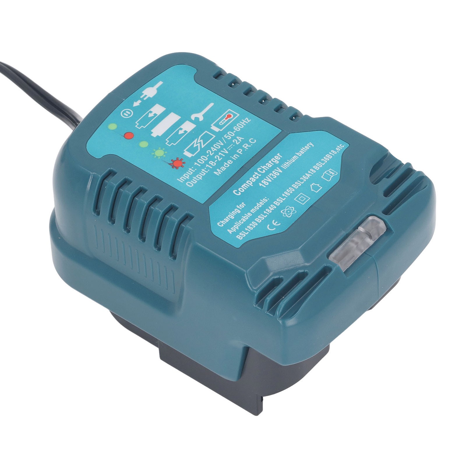 Portable Mini Lithium Battery Charger Smart Damage Prevention For HIKOKI Batteri