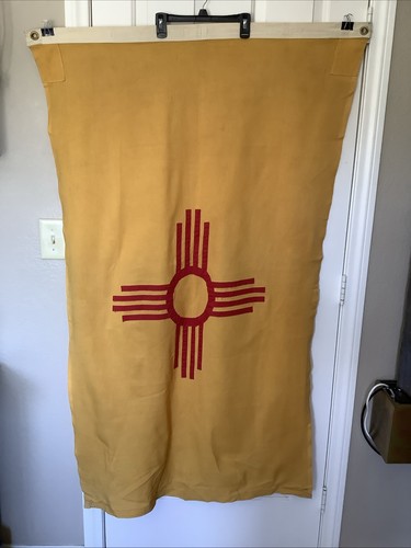 Vintage Valley Forge Flag Co New Mexico State Cloth Flag 3x5 Ft.