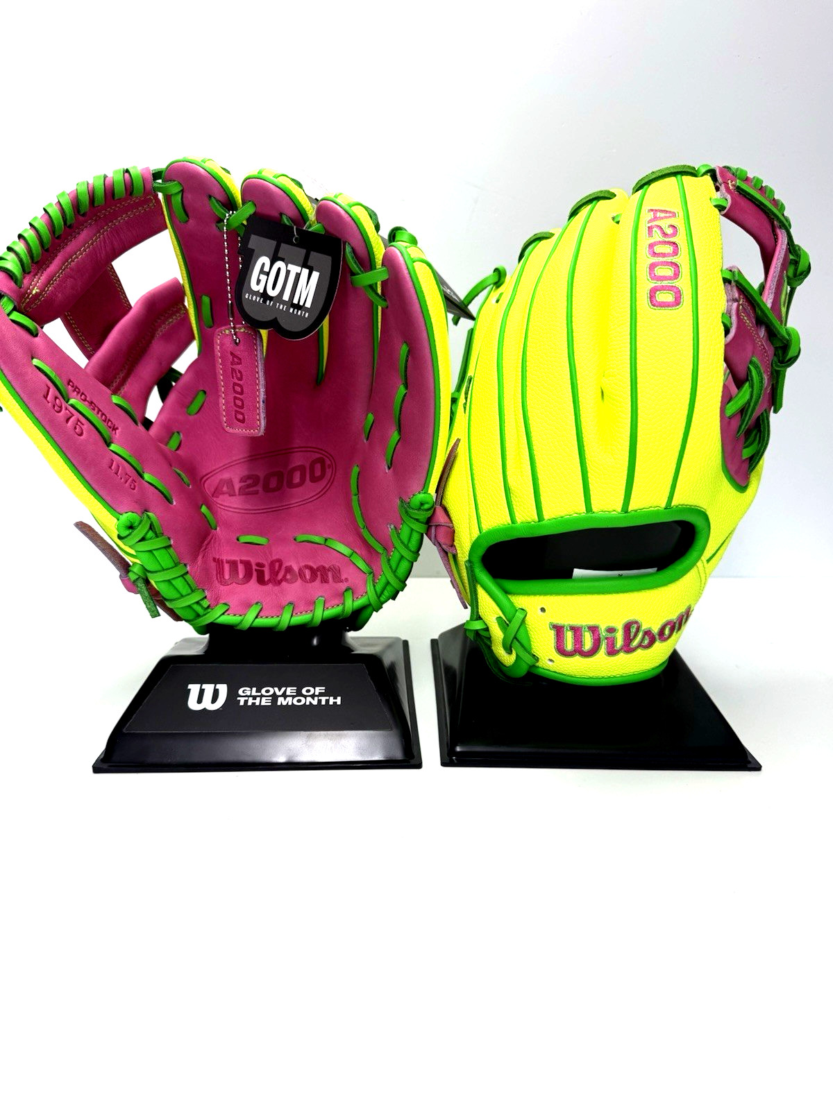 Of The Month 11.75" H-web Optic Yellow/pink