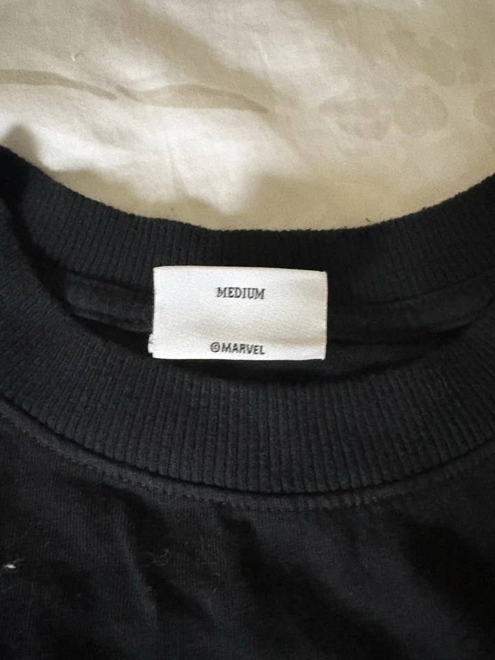 REGIMEN CIVIL X MARVEL 'THOR EL DIOS DEL TRUENO' DOBLADILLO CRUDO CAMISETA DE GRAN TAMAÑO MEDIANA Foto 3 de 4