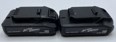 2x ActivEnergy 20 V Elektrowerkzeug-Akkus 2,0 Ah Aldi Ferrex (VERSANDKOSTENFREI UK)
