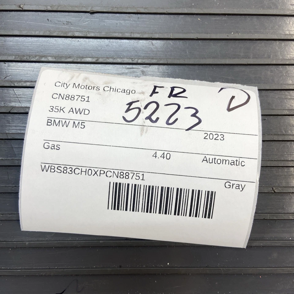 BMW M5 F90 2018-2023 rotor de freno delantero derecho ventilado rendimiento SHW Foto 2 de 4