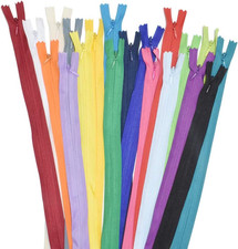Nylon Invisible Zippers for Tailor Sewing Dresses Pillows 22in 40pc