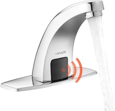 VEVOR Touchless Bathroom Sink Faucet, Automatic Motion Sensor Restroom Toilet Fa