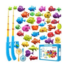 Magnetic Fishing Game Toys for Kids Toddlers 3-5 4-8, Water Table B... Fast Ship