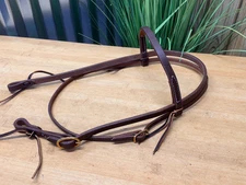 Browband Western Horse Headstall ~ TOP QUALITY Brown Leather ~ USA ~ New