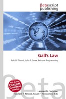 Lambert M. Surhone (U. A.) | Gall's Law | Taschenbuch | Englisch (2026)