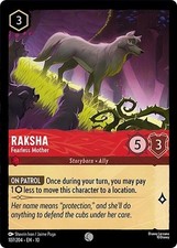 Disney Lorcana Whispers in the Well Common Non Foil, 107 Raksha, Fearless Mother