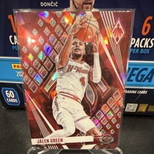 Panini 2023-24 Phoenix Red Ice Jalen Green Houston Rockets #58 Parallel