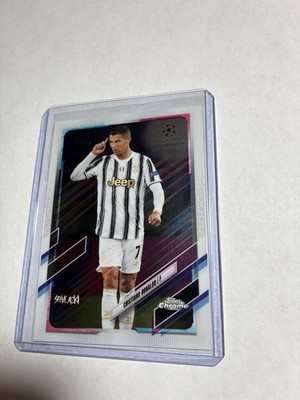 CRISTIANO RONALDO #100  - 2021-22 Topps CHROME UEFA X STEVE AOKI + 1 TOUCH-/199