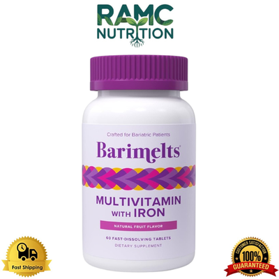 #ad BariMelts Bariatric Multivitamin with Iron 60 Fast Dissolving Tablets $21.90