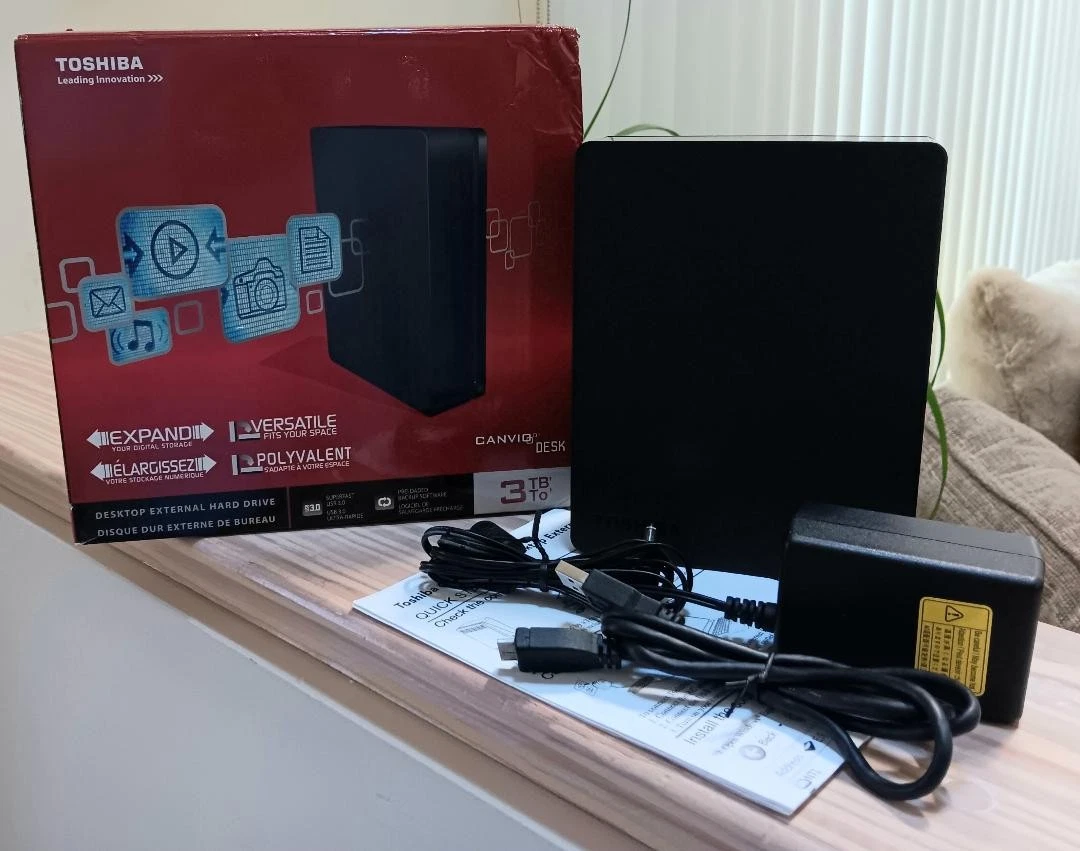 Toshiba Internal Hard Disk Drives 3 TB Storage Capacity for sale