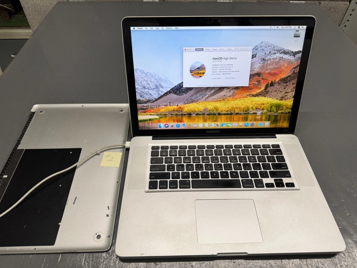 MacBook Pro macOS 10.13, High Sierra 2010 Apple Laptops for sale