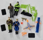 S-803 VINTAGE 1980/90'S HASBRO GI JOE FIGURES HEAT VIPER COBRA COMMANDER ETC