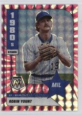 2022 Panini Mosaic 1980's Stars Pink Swirl Prizm 8/12 Robin Yount #288 HOF fm0