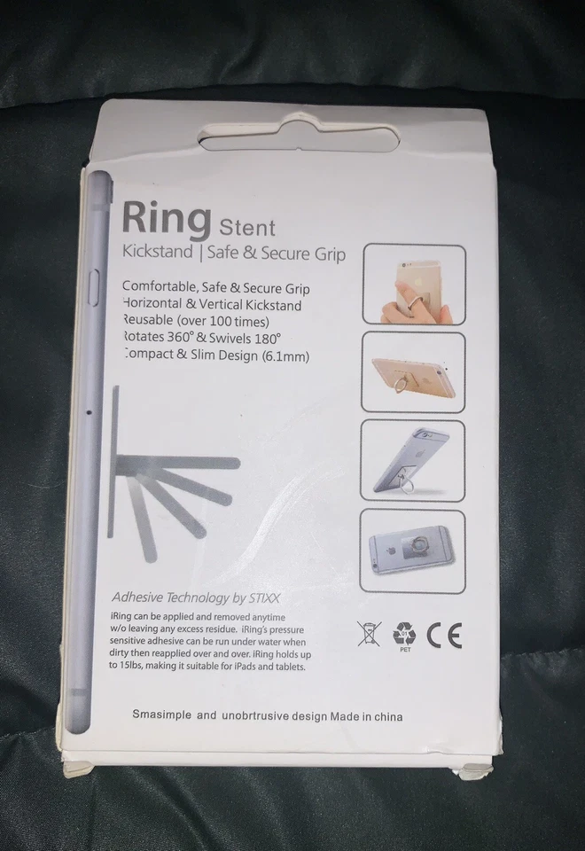 Anillo iRing Stent de AAUX Soporte + Agarre Seguro Giratorio 360° (Oro Rosa) Foto 2 de 4