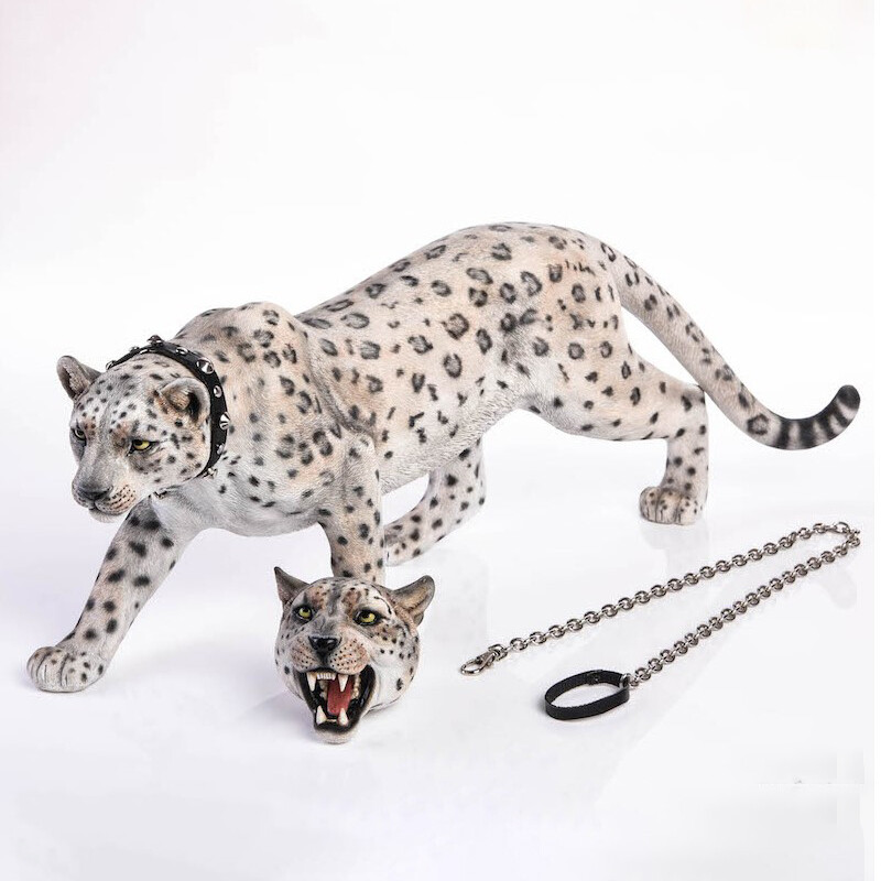 くーやん品 JxK Studio Jxk009 1/6 The leopard Animal Model Resin Statue