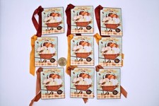 9-Fall-Autumn-Primitive-Farmhouse-Pumpkin-Journal-Linen Cardstock-Gift-Hang-Tags