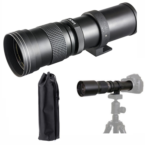 420MM-1600MM TELEPHOTO ZOOM LENS +FILTER FOR NIKON D3400 D3500