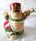 ENESCO HUMAN BEANS 1981 TRUMPET PLAYER Marching Band Christmas Ornament Holiday — photo 1
