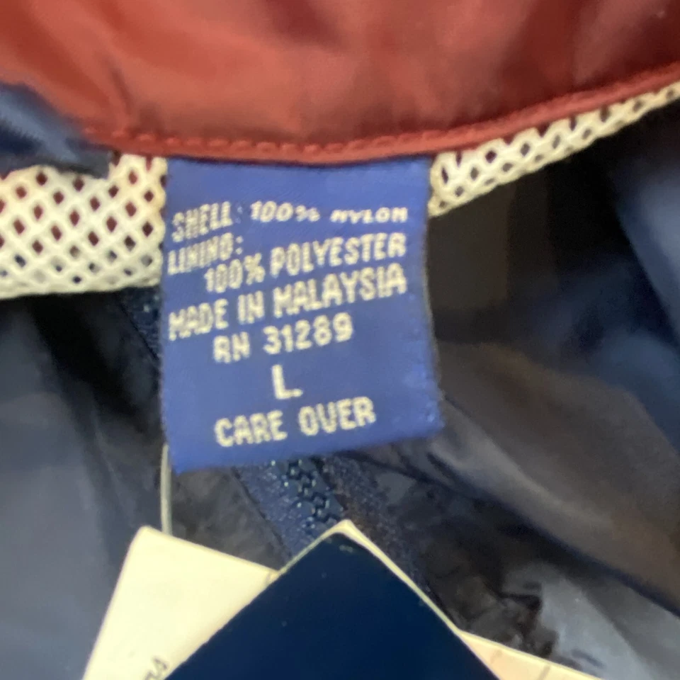 River Trader Sport Jacket Colorblock Full Zip Multicolored Mens L Windbreaker - Image 4 of 4