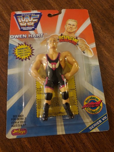 1997 Just Toys WWF Wrestling Owen Hart Series 7 Be...