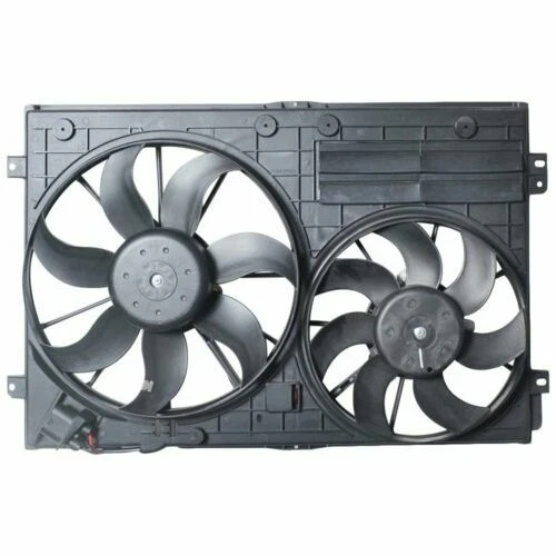 Radiator Dual Fan Assembly fits 2012 2013 2014 2015 Volkswagen Passat - Image 2 of 2