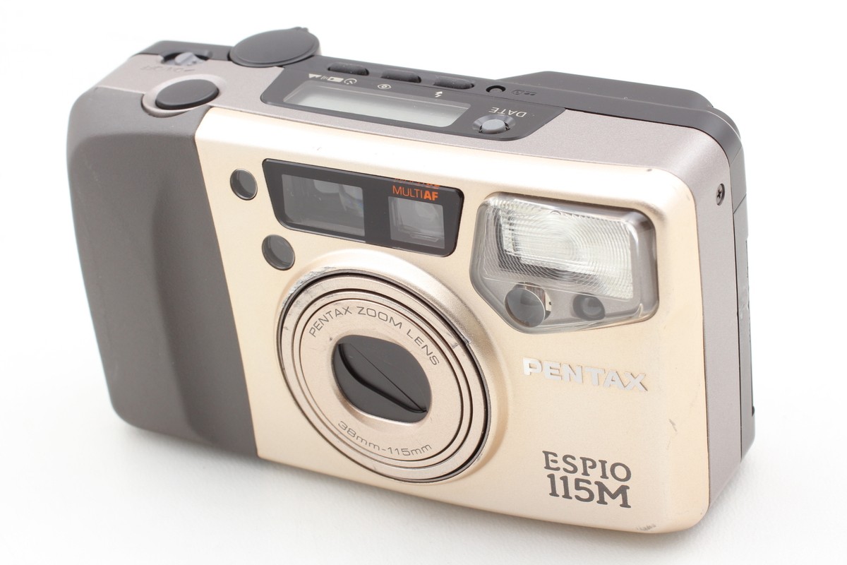 PENTAX コンパクトフィルムカメラ ESPIO 115M ゴールド Tested▶︎[N MINT] Pentax Espio 115M Gold Multi AF 38-115mm