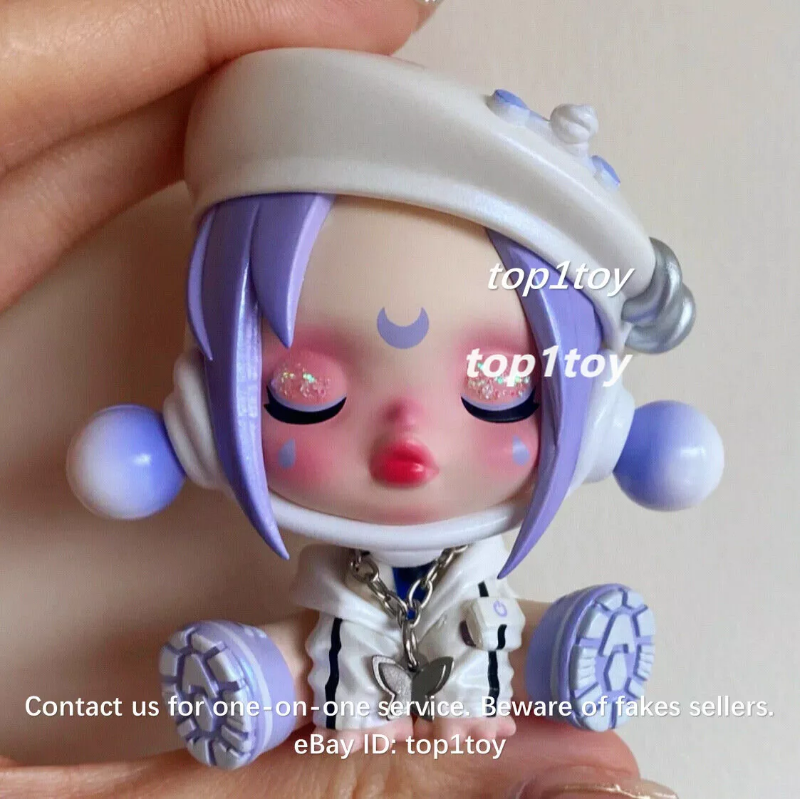 POP MART x SKULLPANDA City of Night Meditator Mini Figure Designer Art Toy Gift