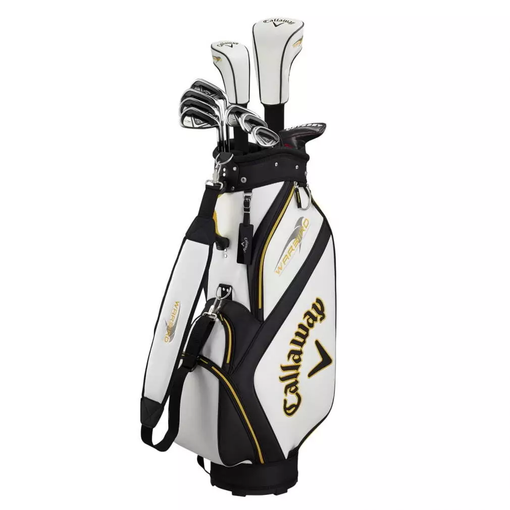 Callaway 2019 WARBIRD Carbon Golf Club Caddy Bag Set 10 clubs Flex