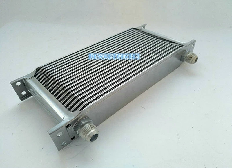Silver Aluminum Oil Cooler Universal 19 Row AN-10AN Engine Transmission Racing - Image 4 of 4