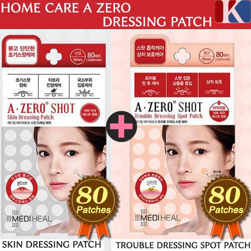 ACNE STUDIOS MEDIHEAL A zero Shot Patch macchie idrocolloidi 80 pezzi + toppa medicazione pelle 80 pezzi