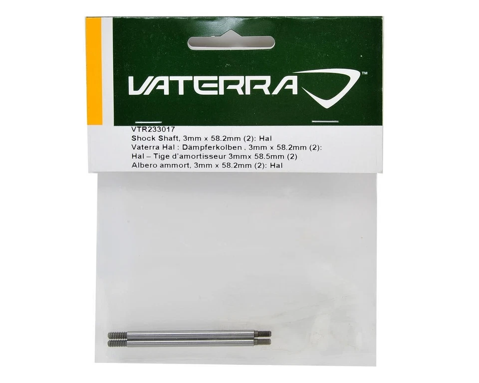 Eje de choque Vaterra 3x58,2 mm (2) #VTR233017 Foto 2 de 2