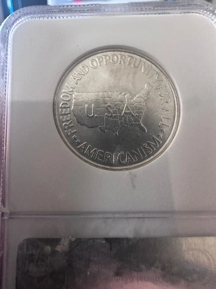 1954 P Washington-Carver Silver Half . NGC MS65! Only 12,006 Minted ! Lot #897 - Image 2 of 4