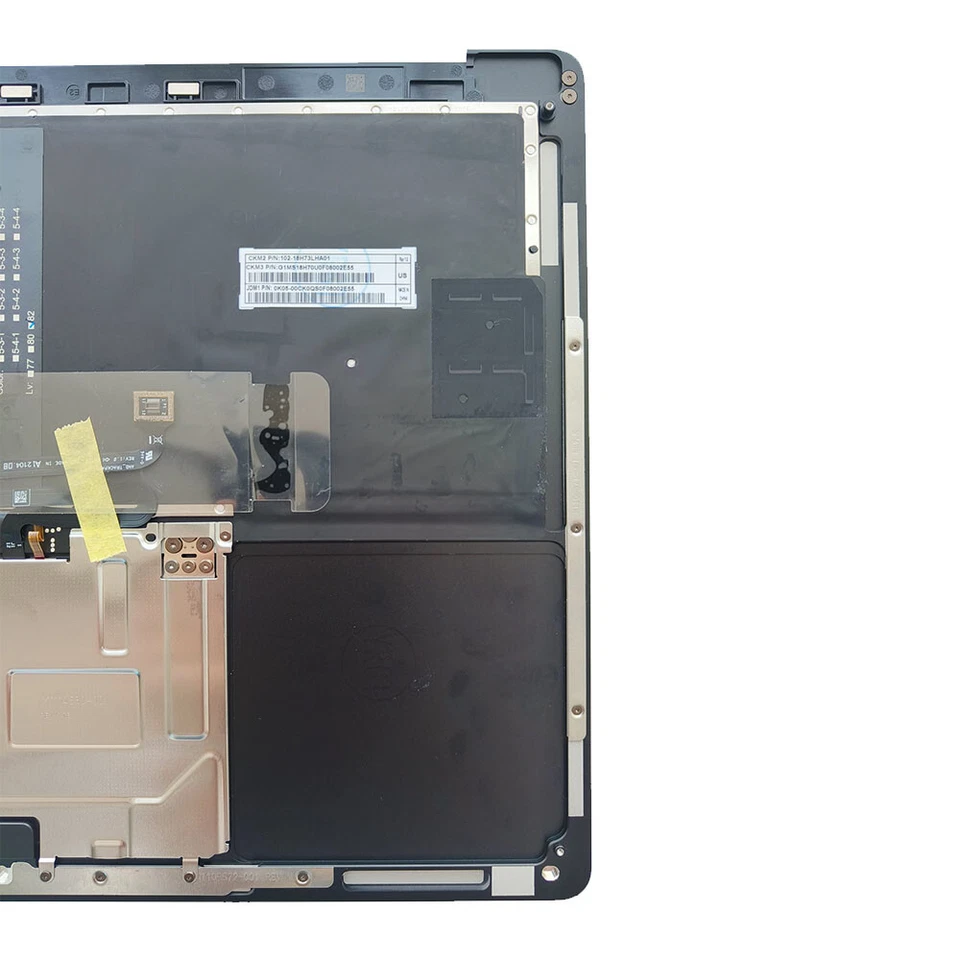 New For Microsoft Surface Black 3 4 13.5" 1951 Palmrest Keyboard Touchpad US - Image 4 of 4