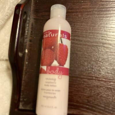 Avon naturals raspberry bottle lotion, Sealed, 8.4 Oz, 2005, Unused