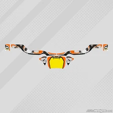 2016 CRG STYLE KG REAR BUMPER STICKER - KARTING -  JakeDesigns