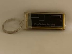 Vintage Official Sony PSP PlayStation Portable Solar Key-Chain Flashing
