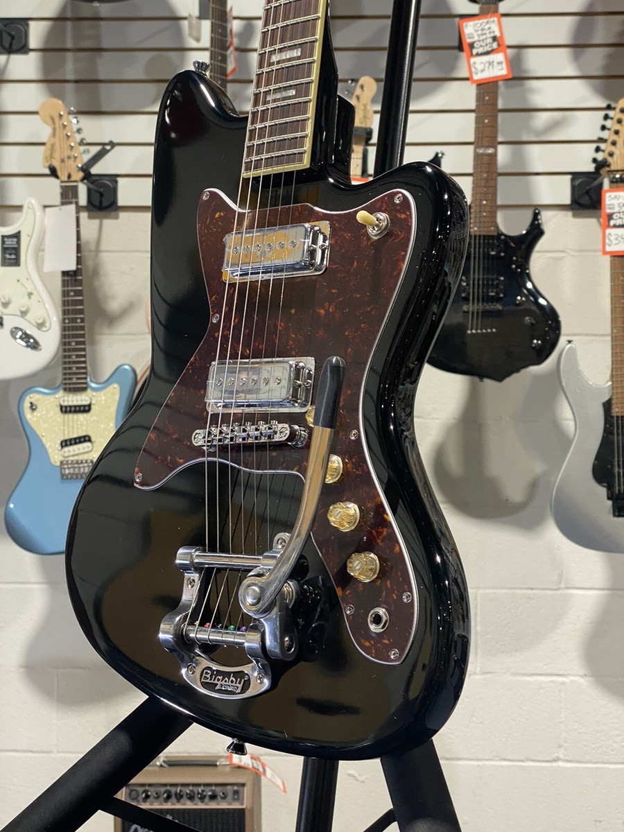 NEW Silvertone 1478 Reissue Black Bigsby Vibrato | Free Shipping
