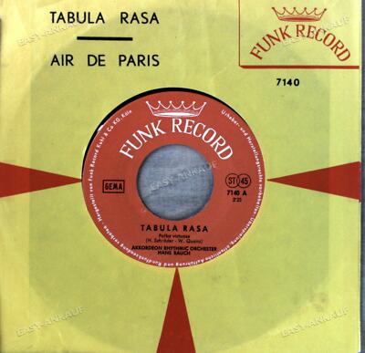 Akkordeon Rhythmic Orchester Hans Rauch - Tabula Rasa 7in (VG+/VG+) '