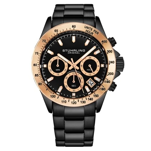 Stuhrling chronograph watch hot sale
