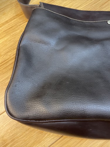 Espirit Dark Brown Messenger Bag Laptop Adjustable Strap KG JD - Picture 10 of 16